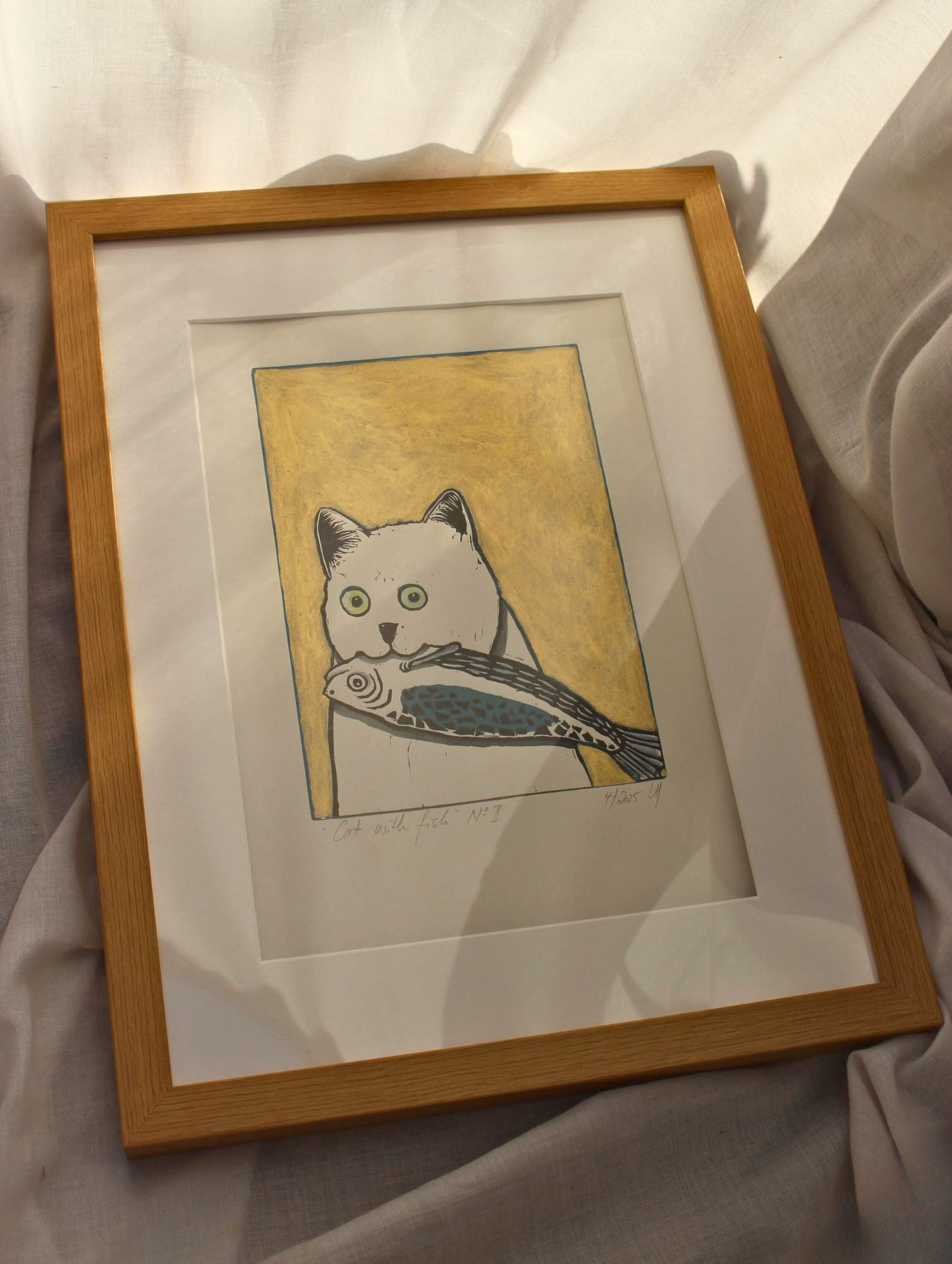 Cat with Fish II