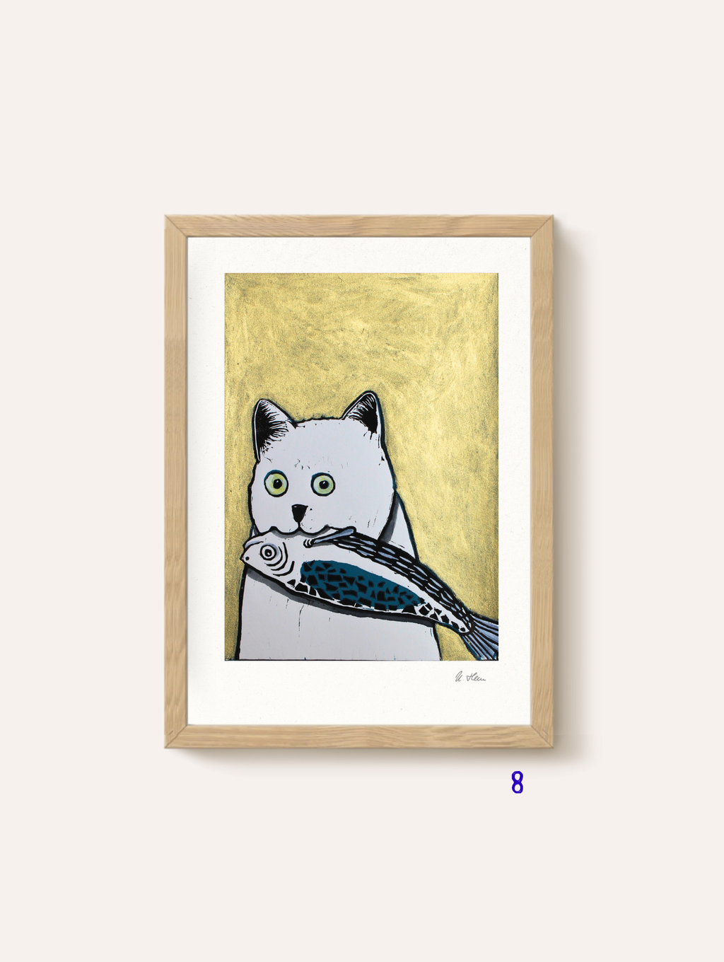 Cat with Fish II